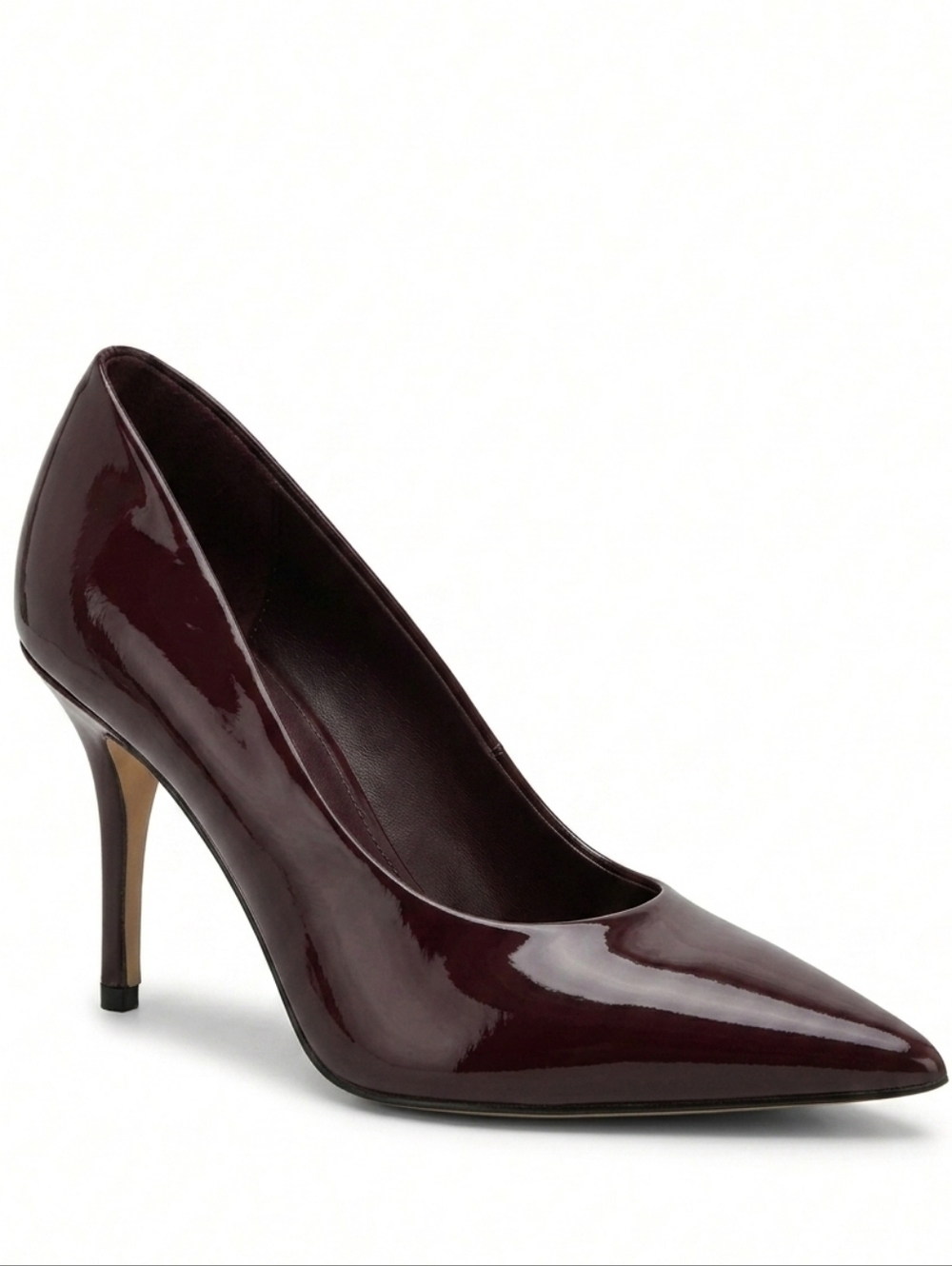 Calvin Klein Leciey Pointed-Toe Stiletto Pumps – Elegant Wine Color – Size 9.5M